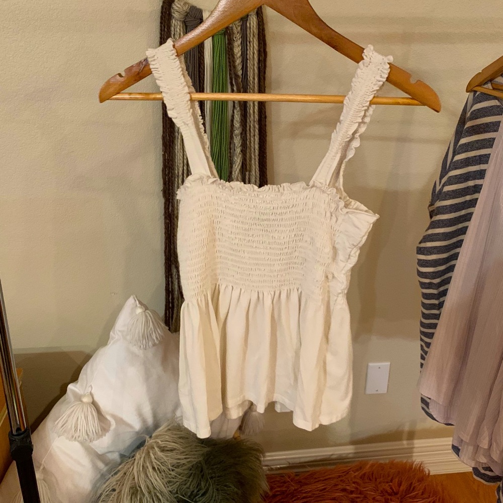 Cute ruffle tank